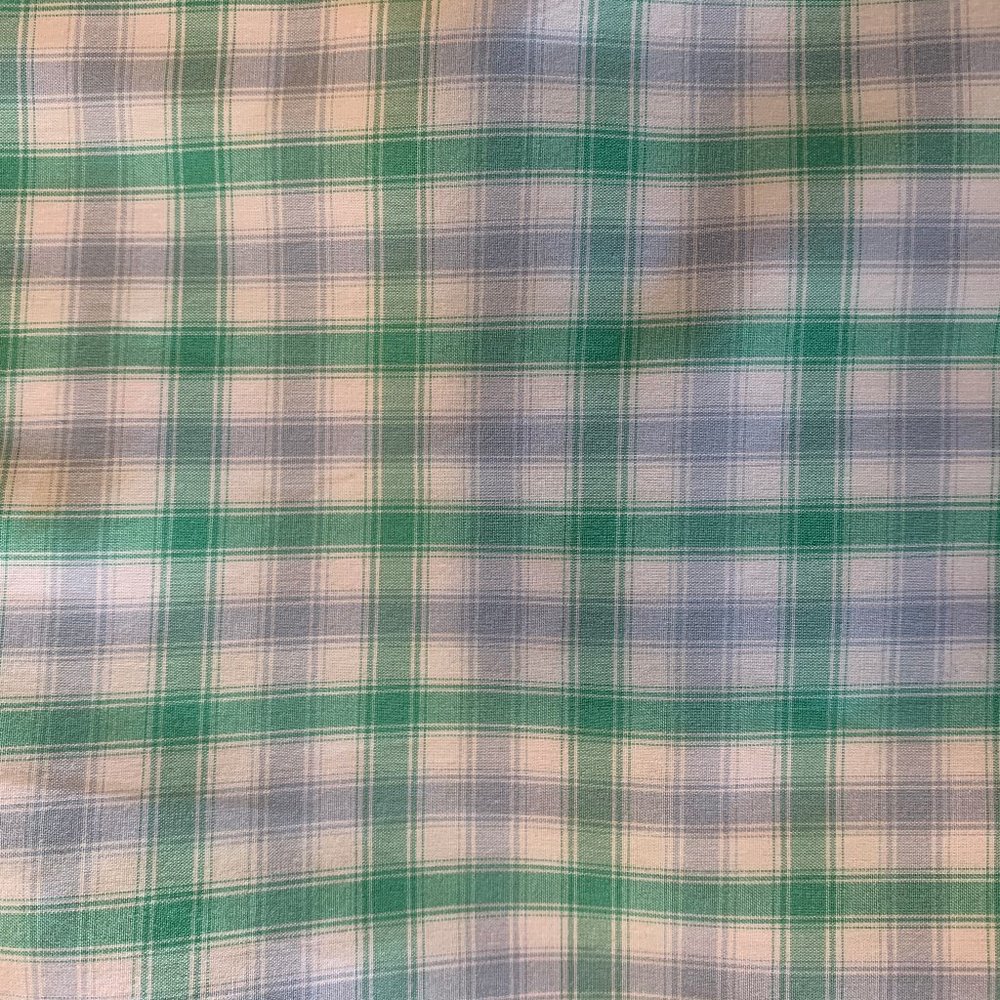 Blue and Green Plaid Brooks Brothers Button Down - Picture 3 of 5